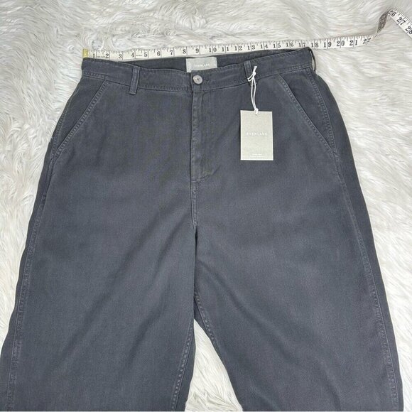Everlane Women’s NWT Muted Black The Tencel Relaxed Chino Luxury Pant 14/W35/L28 - Picture 9 of 12